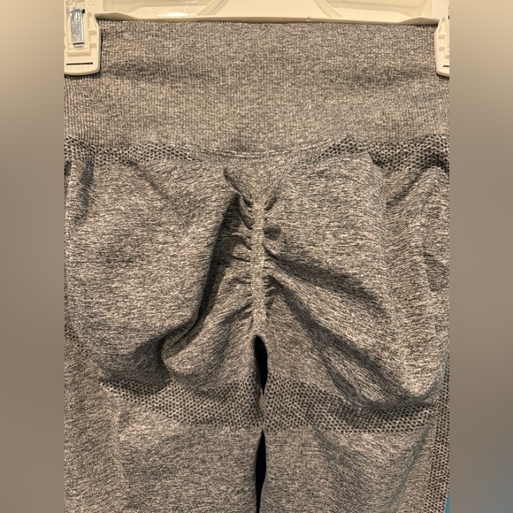 NWOT Amazon-“lift your booty” athletic pants charcoal grey nice quality feel - Picture 3 of 6